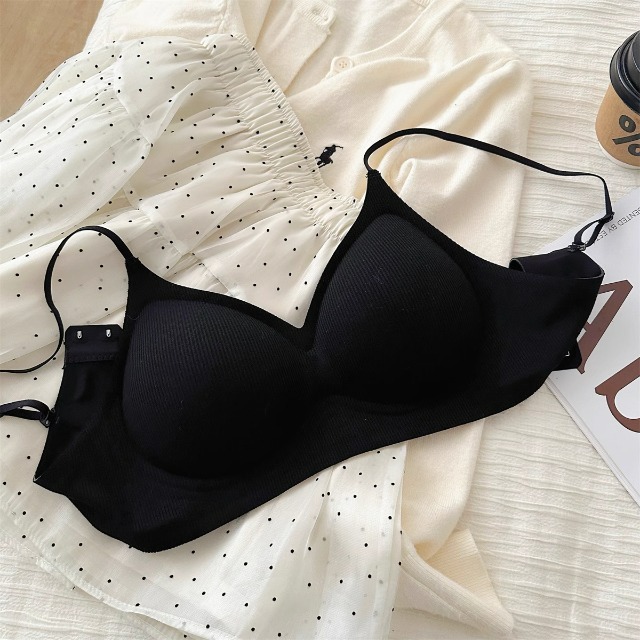 Seamless sports bras for women, one-piece fixed cup, small breasts that gather together to look larger, comic chest, no steel rims, thin shoulder straps bra pic 27