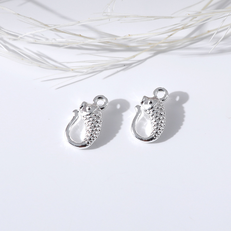 Wholesale of high-end gold micro-inlaid diamond zircon buckles, fashionable fishtail buckles, lobster buckles, necklace and bracelet buckles, and handcrafted accessories pic 7