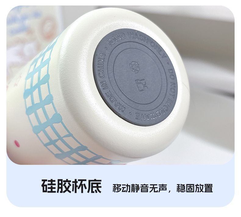 轻奢吸管保温杯女高颜值吸管杯大容量水杯背带可斜挎车载杯子便携详情16