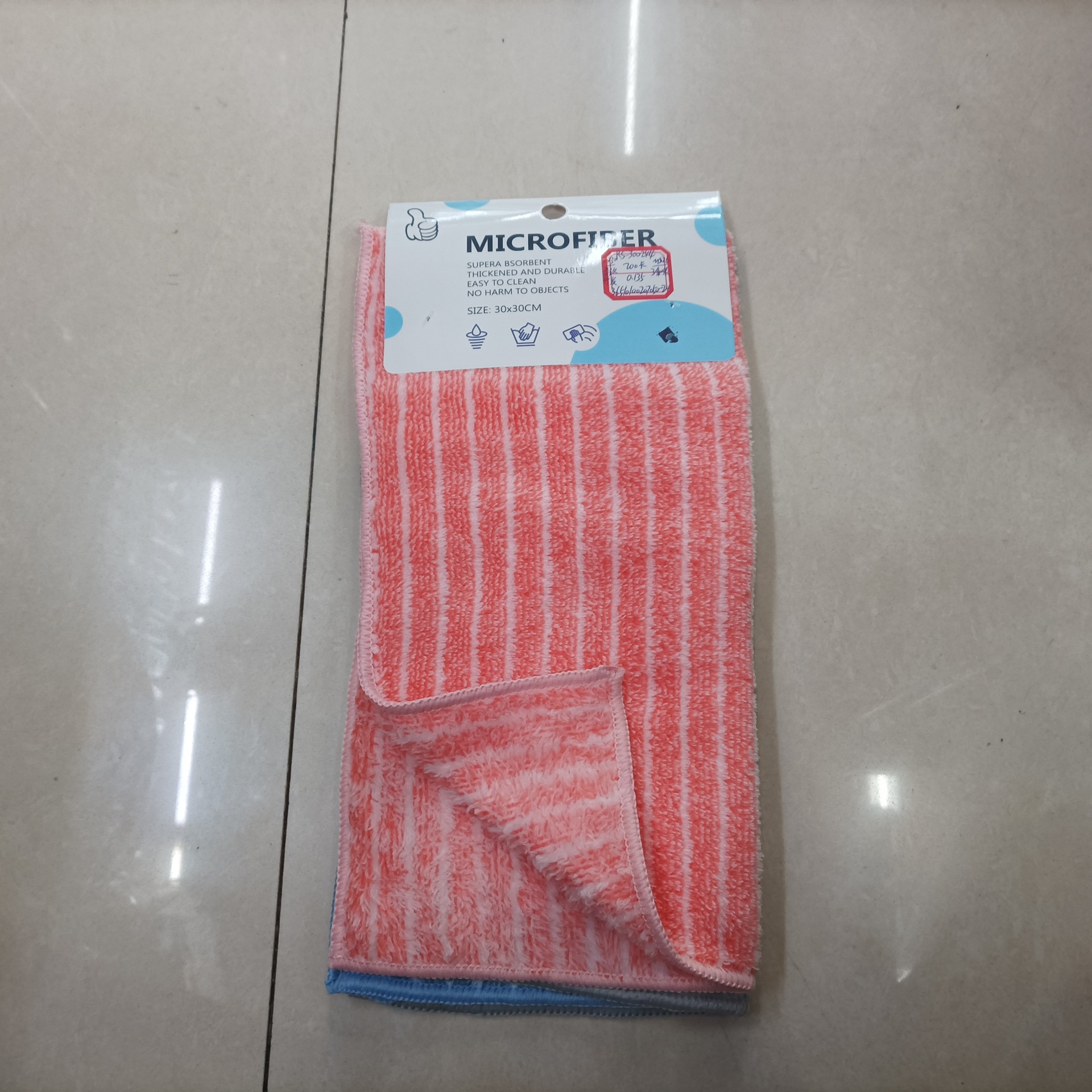 Kitchen dishcloths for both dry and wet use, cleaning cloths for removing dirt, hand towels, gray and yellow car wash towels, RS-300242 pic 9