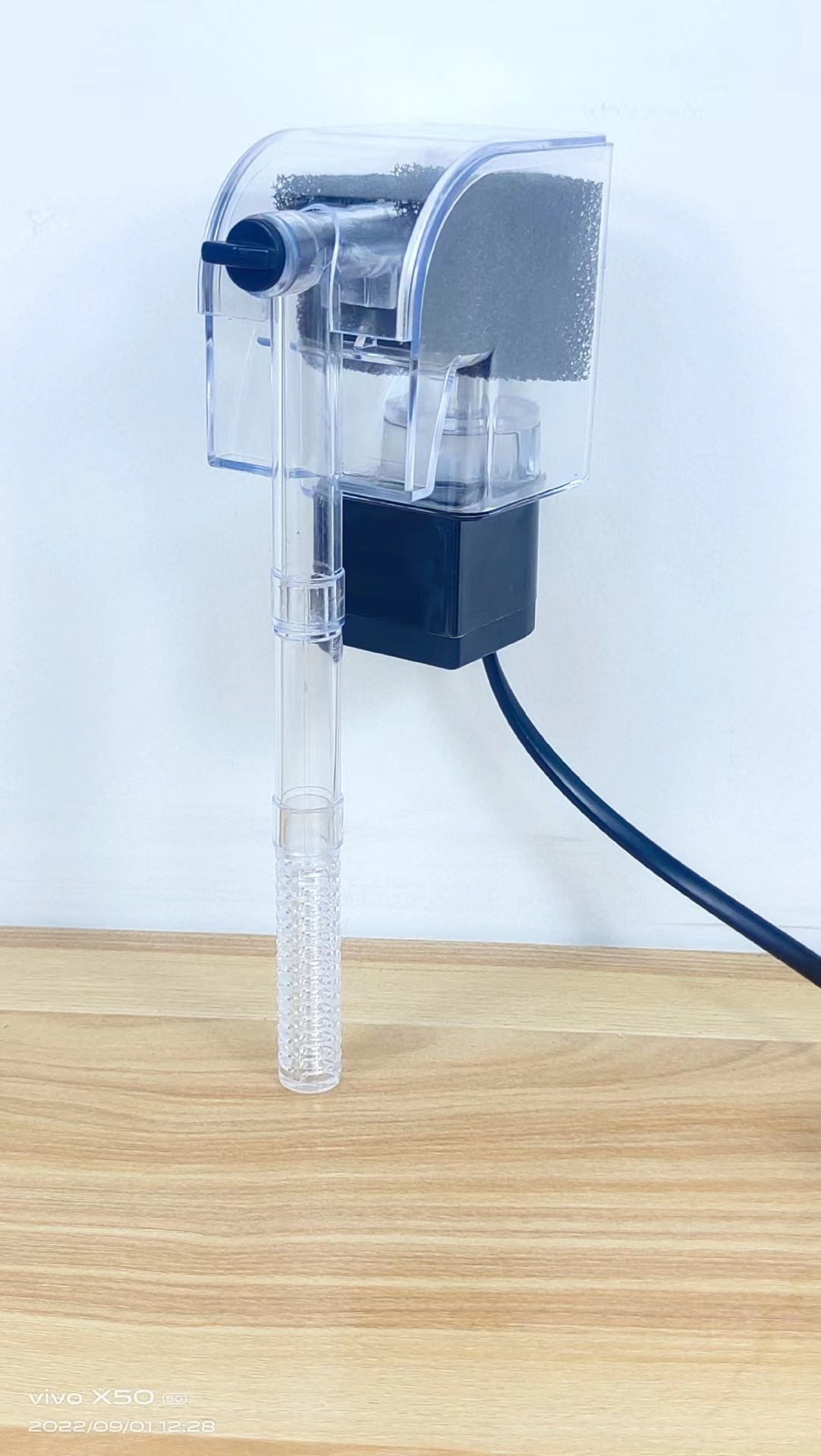 鱼缸过滤器 厂家直供 瀑布式过滤清洁增氧泵水族箱壁挂式静音外挂详情18