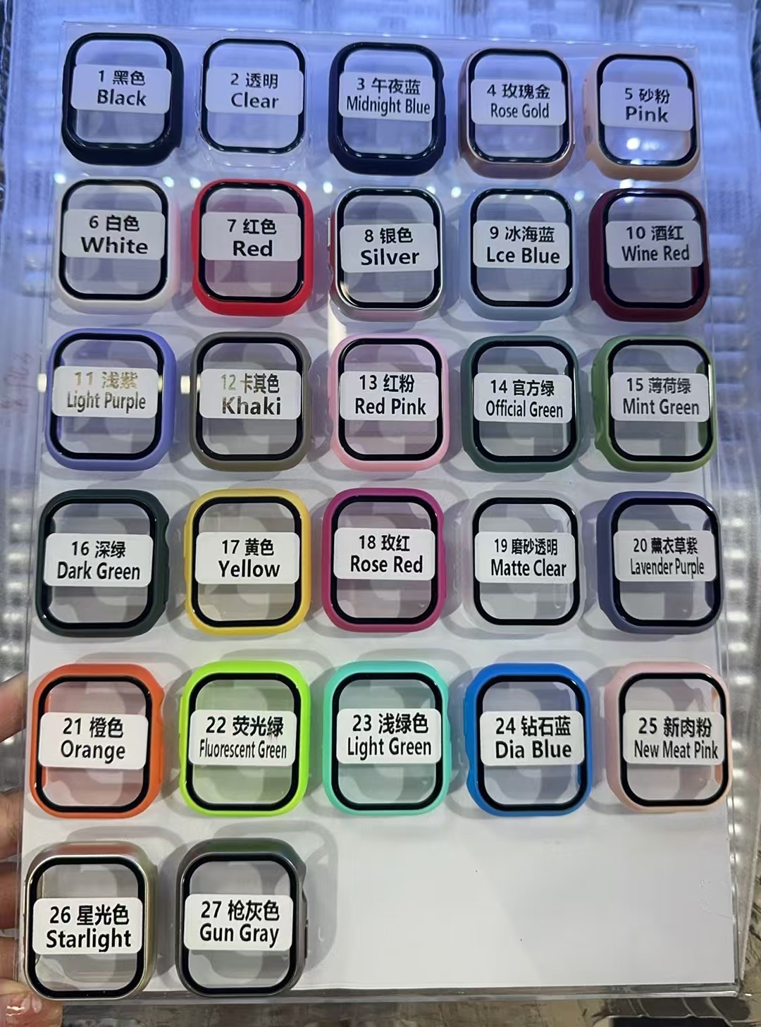苹果手表保护壳适用iwatch s10手表壳防摔PC喷油钢化膜s9壳膜一体详情12