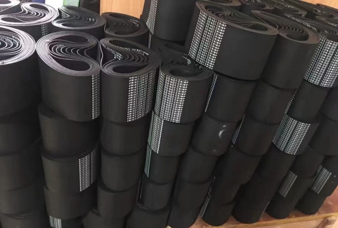 Wholesale of industrial belts with teeth, large machine rubber conveyor belts, wear-resistant and high-temperature resistant transmission belts pic 1