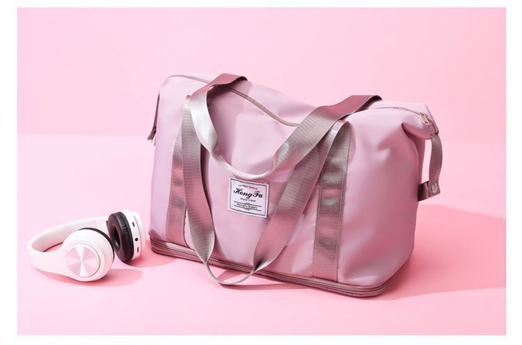 大容量衣物收纳袋便携手提可拓展旅行袋双层超大防水待产包妈咪包详情18