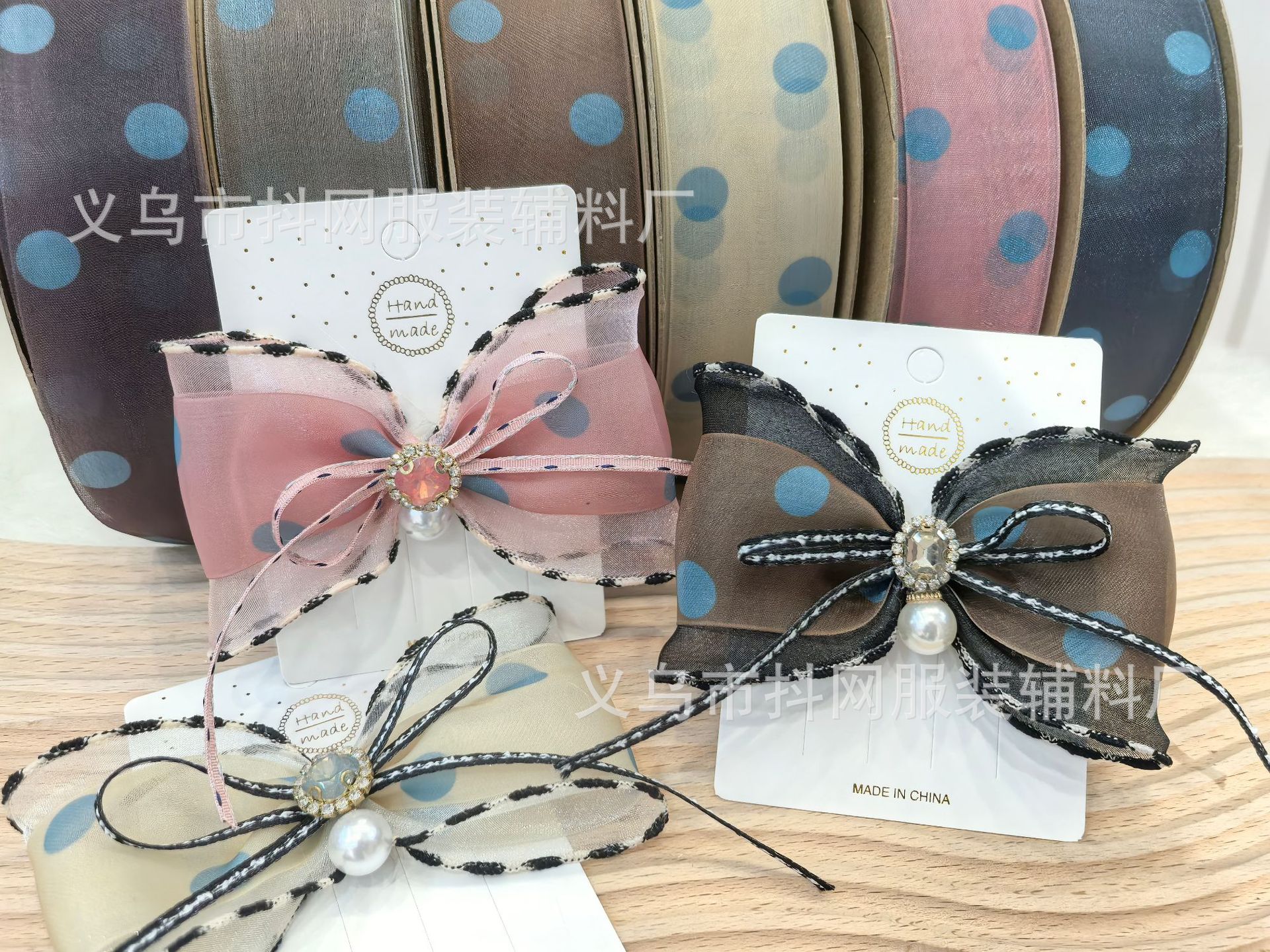 2.6-4cm южнокорейская индо-инская точка DIY diy (diy) ручной работы, головные уборы, цветочные шляпы, подарочные упаковки бантов pic 6