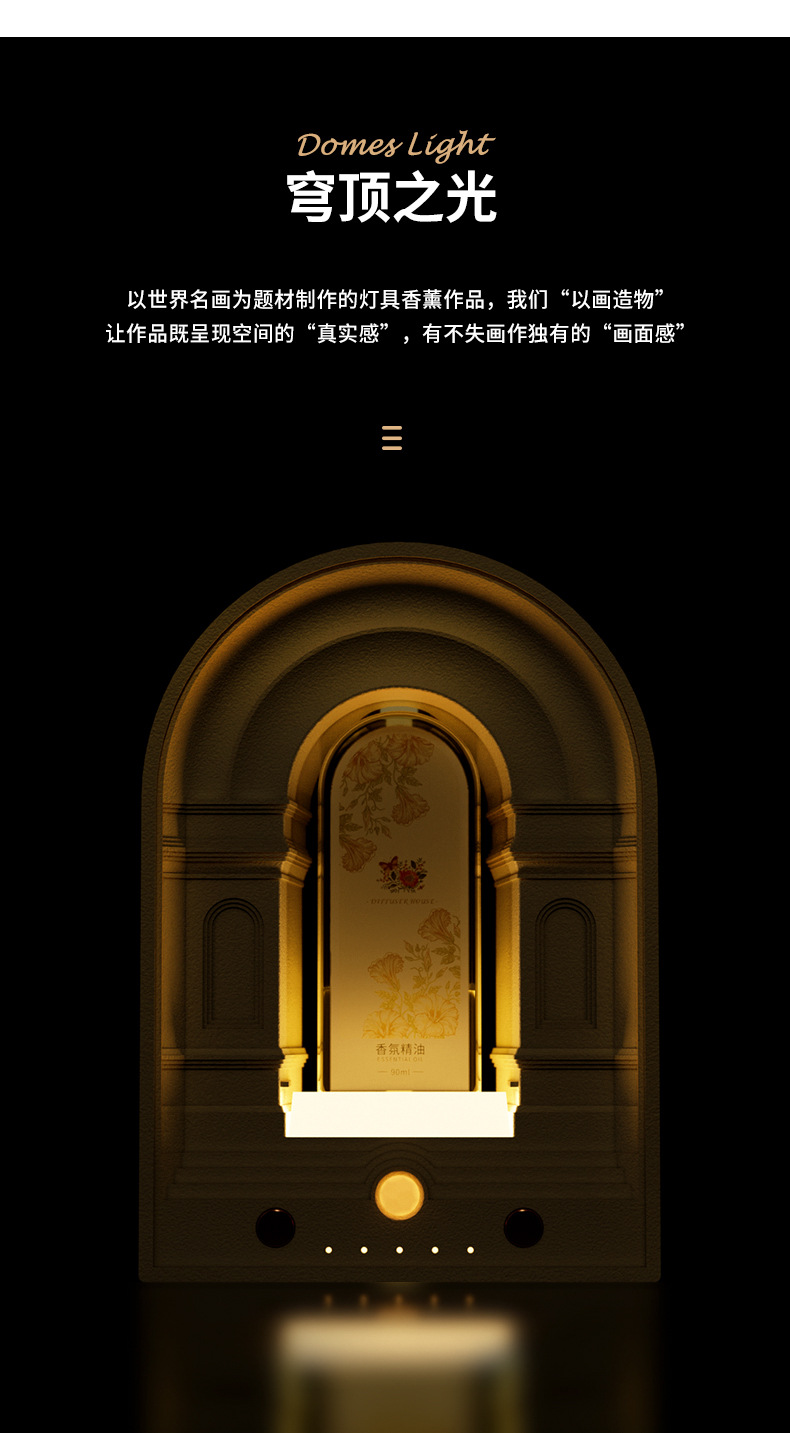 跨境新款自动香薰机酒店喷雾喷香机家用桌面大容量加湿器扩香礼品详情4