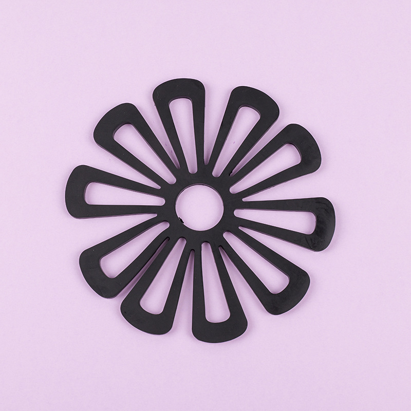 花朵隔热垫创意硅胶防烫垫家用防滑碗盘垫防热碟子垫菜垫锅垫详情11