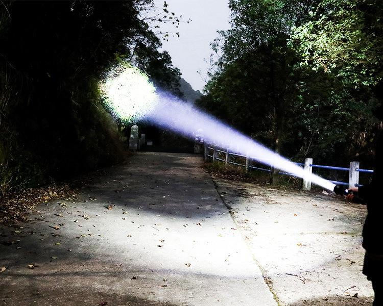 TEMUTIKTOK cross-border high-intensity flashlight Patrol camping outdoor illumination Clear laser aluminum alloy high-intensity long-range radiation pic 9