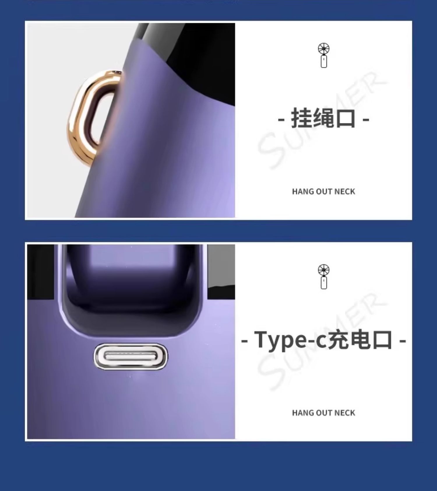 跨境N15手持小风扇USB充电便携迷你数显电风扇折叠静音香薰桌面详情36