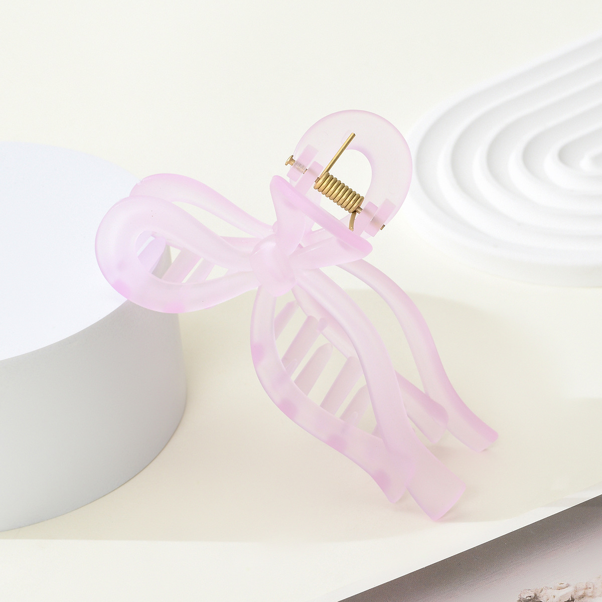 Ins-style macaron-colored hair clips with a matte texture, versatile shark clips, back head hair accessories, and bath hair clips pic 12