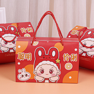 Baby one month, 100th day celebration, egg and candy box, hand-held souvenir, first birthday packaging box, cartoon universal gift box pic 5
