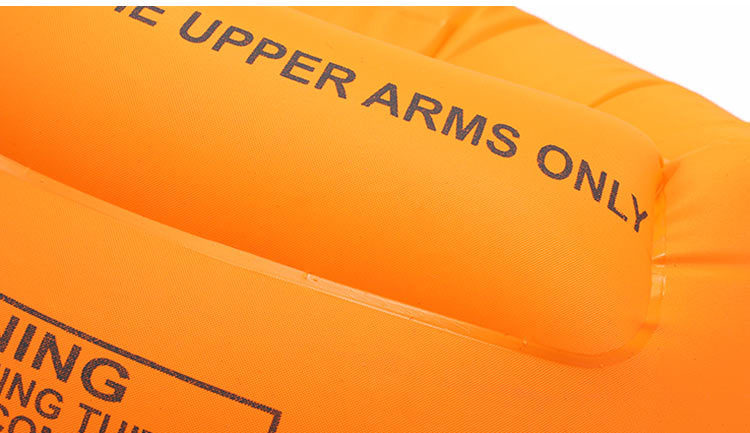 游泳馆泳池浮袖儿童游泳辅助用品PVC充气手臂圈加厚双气囊水袖详情6