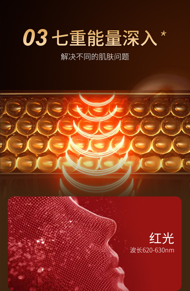 shanilak  美容仪大熨斗家用面部导入仪光子嫩肤脸部眼部提拉紧致黄金胶原蛋详情20