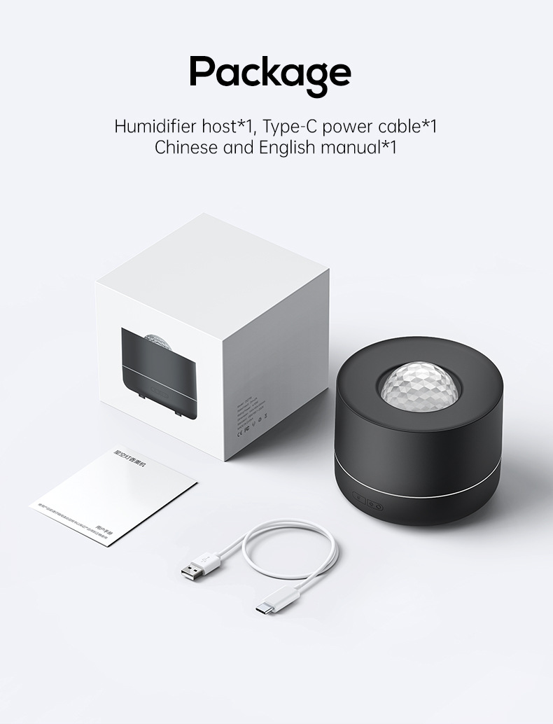 2025新款星空投影香薰机礼物USB插电大雾量七彩浪漫氛围灯加湿器详情40