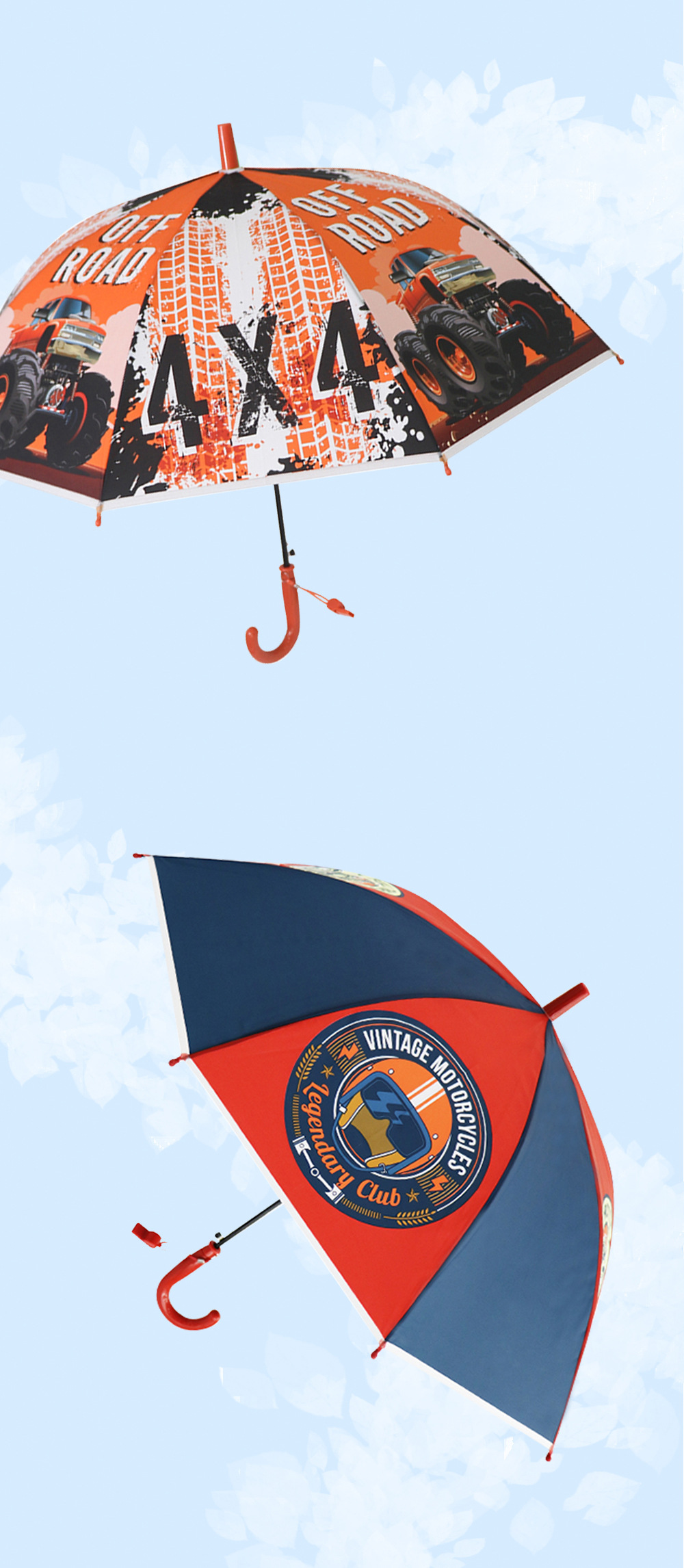 欧洲跨境长柄赛车儿童伞卡通汽车新款学生雨伞现货kids umbrella详情9