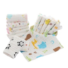 跨境2024母婴用品苏格兰风棉质宝宝围脖格子三角巾儿童大号口水巾详情9