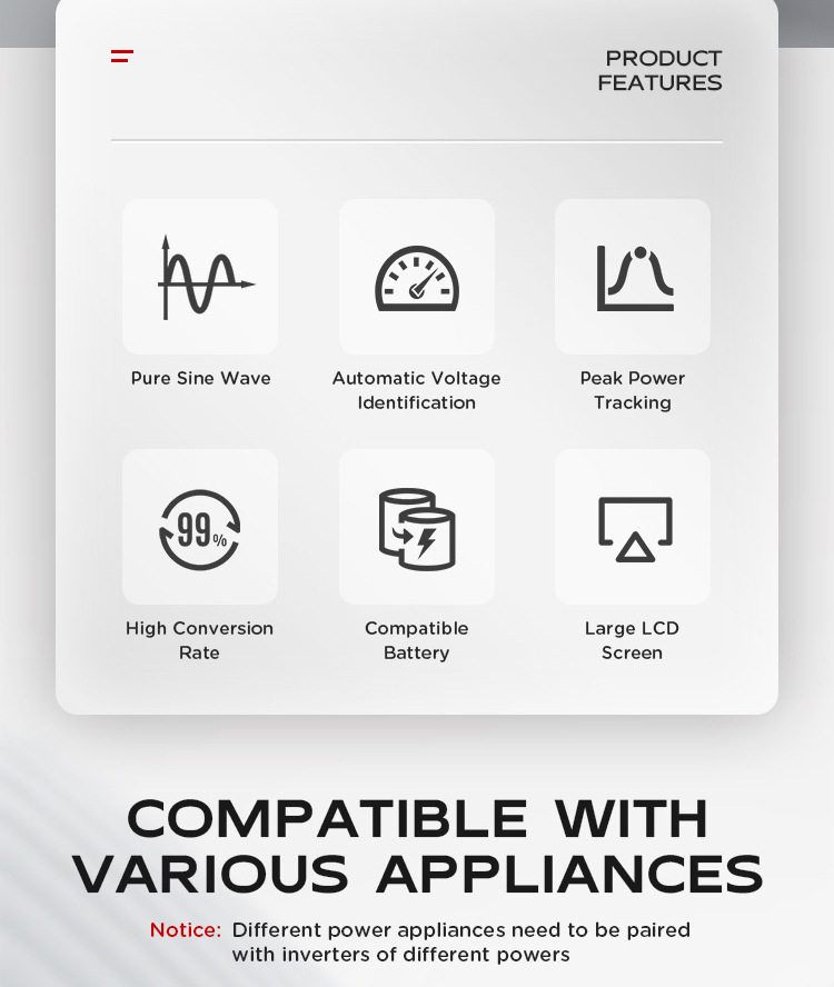 Liqun Solar photovoltaic reverse control integrated machine solar inverter 1KW-6.2KW genuine Bojia storage inverter pic 2