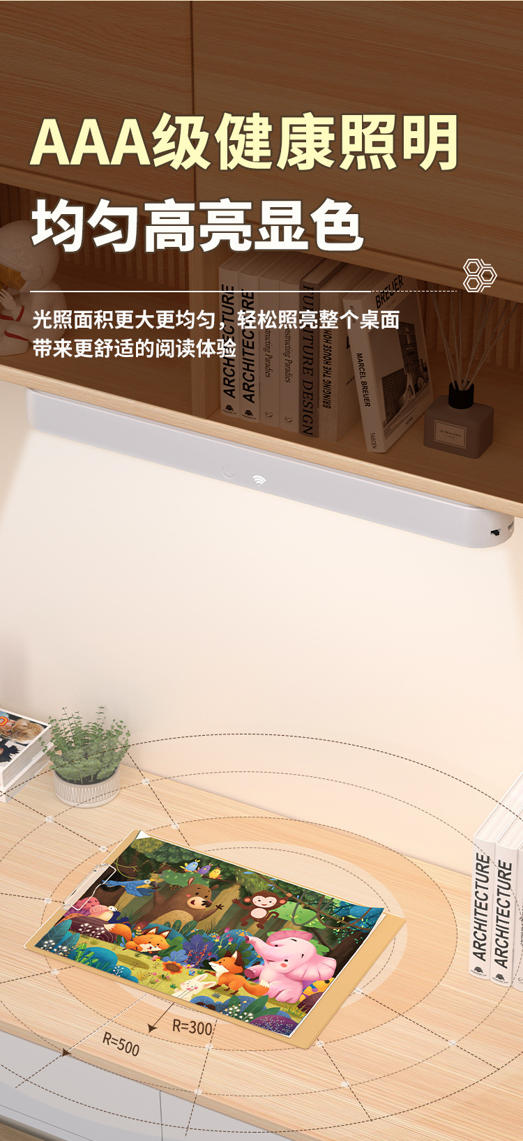 护眼台灯led小夜灯学生专用跨境氛围灯宿舍床头灯创意礼品小台灯详情11