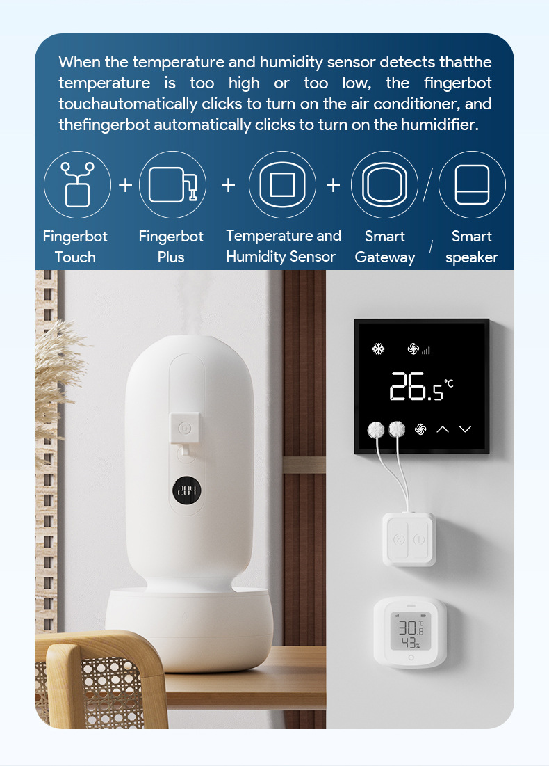 tuya touch screen finger robot dual-control Bluetooth graffiti Intelligent remote control timed screen clicker pic 10