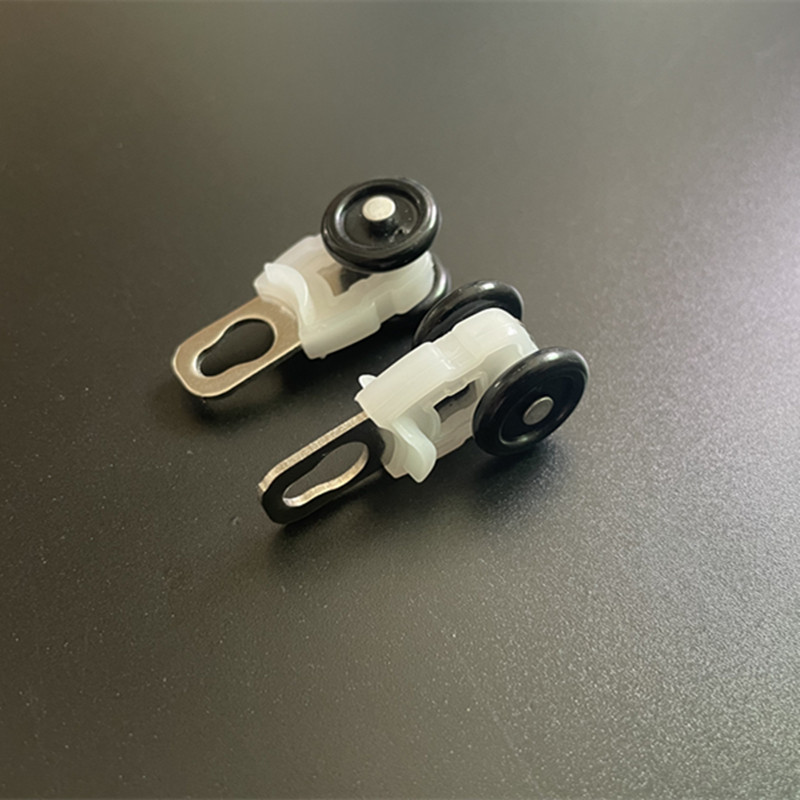 窗帘轮子智能电动窗帘轨道滑轮加厚静音轴承轮滑窗帘配件厂家批发详情5
