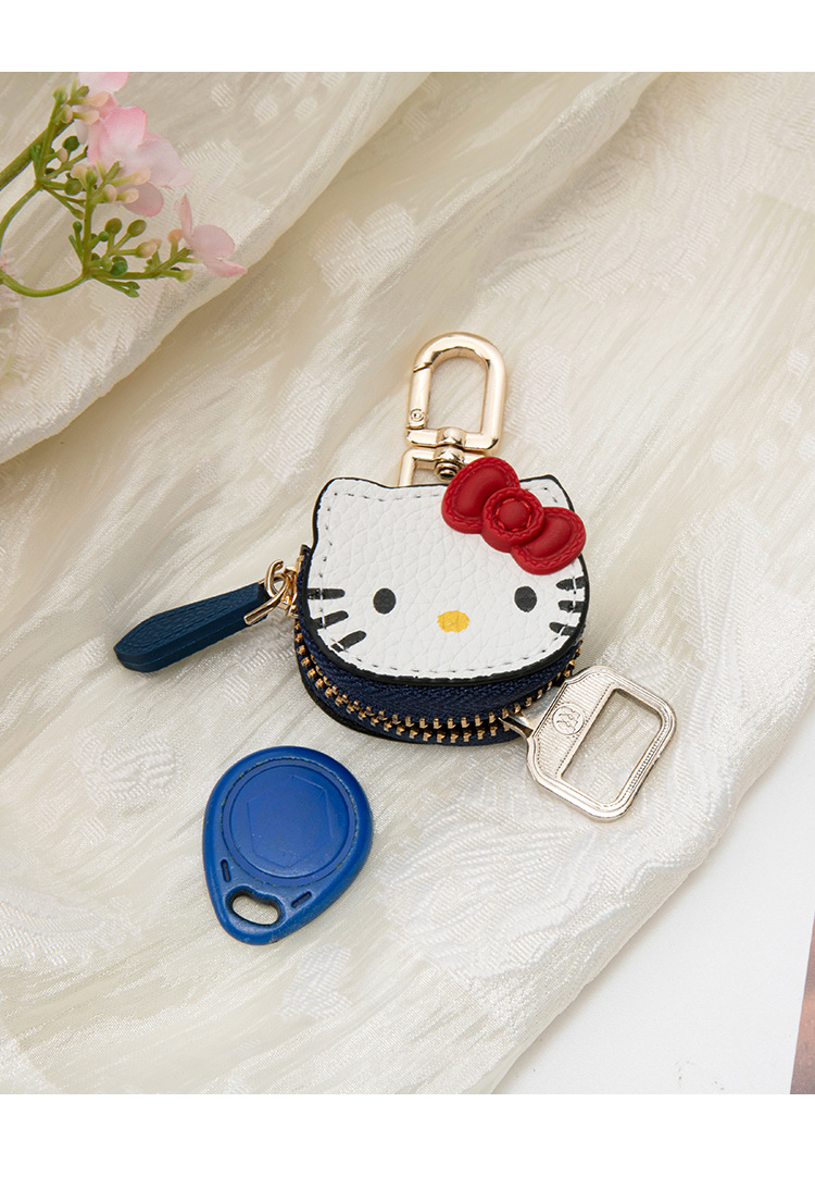 En stock lindo dibujos animados KT gato colgante alto nivel de apariencia hello kitty bolsa colgante llavero chica mejor amiga regalo pic 12