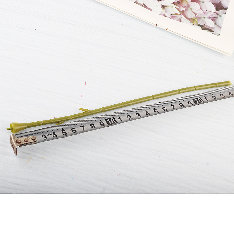 仿真玫瑰花杆配件带叶香皂花花枝玫瑰枝园艺装饰办公文化用仿真植物详情8