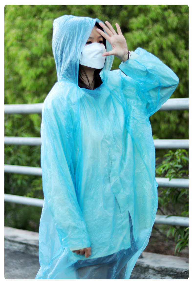 2024新款时尚雨衣大人儿童户外旅游漂流便携式连体雨衣现货批发详情7