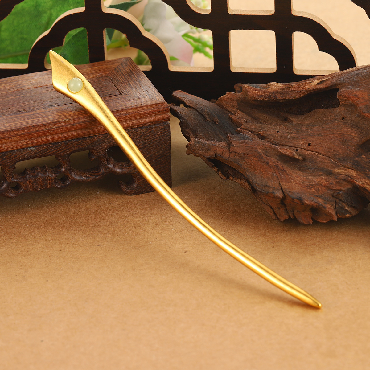 New ancient-style hair accessories, new hair forks, high-end Hanfu accessories, high-end ornaments, hollowed-out dragon geometric auspicious cloud hairpins wholesale pic 35