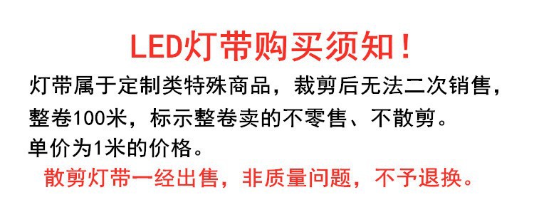 220v户外防水2835批发灯条七彩rgb工程亮化LED灯带5730家装室内灯详情1