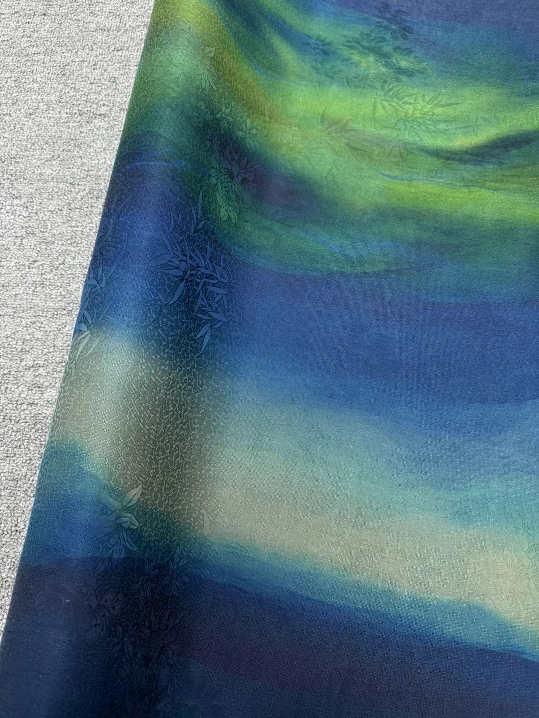 114门幅香云纱布料透空花罗提花23姆米真丝面料桑蚕丝旗袍连衣裙详情27