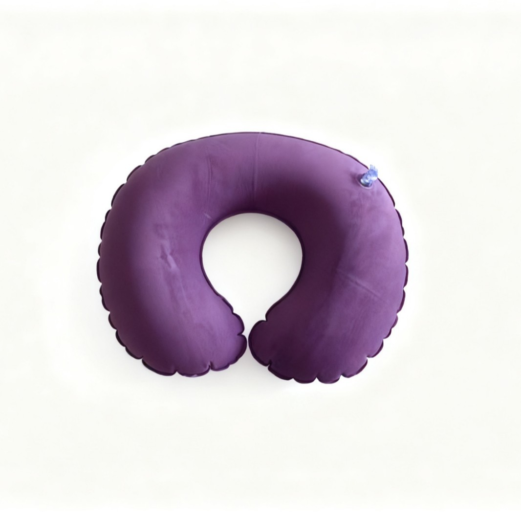 充气枕头C型枕旅行枕汽车飞机航空旅行脖枕可印LOGO详情6