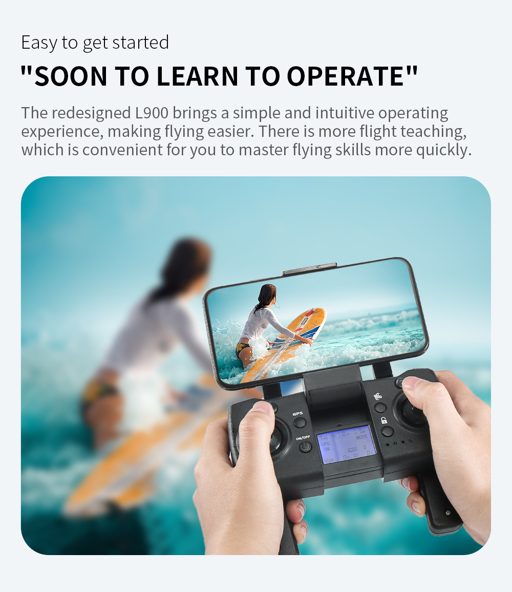 L900 PRO Cross-border brushless gps folding drone 4k high-definition aerial photography long-range quadcopter pic 47