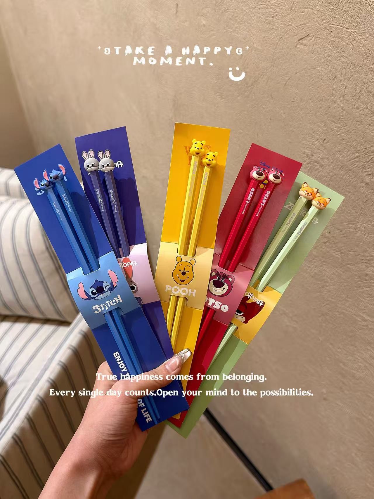 迪士尼疯狂动物城合金筷子家用情侣一人一筷防滑防霉儿童筷朱迪筷详情1