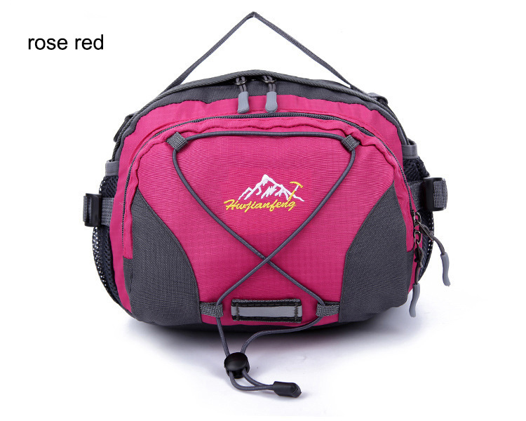 The manufacturer sells Korean-style outdoor hiking waist bags, casual handbags, and single-shoulder travel waist bags with reflective strap designs pic 28