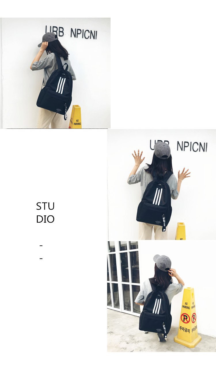 2026新款学生双肩包韩版时尚潮流初中高中生背包情侣旅行书包批发详情10