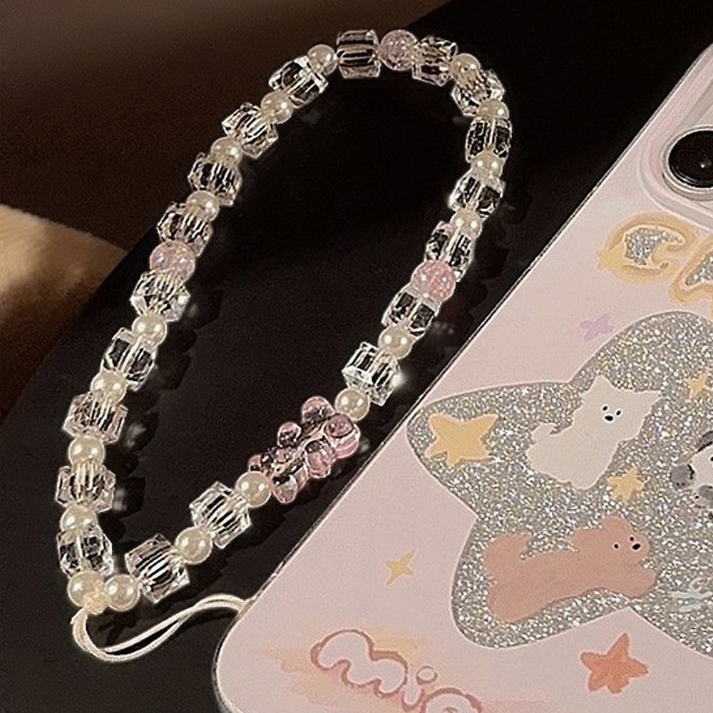 链条手机壳挂绳适用苹果/华为便携手腕带绳个性ins风甜酷挂件详情17