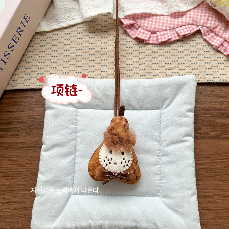 韩版卡通可爱水果立体塞棉手工胸针配饰毛线针织衣服宝宝胸针配饰详情17