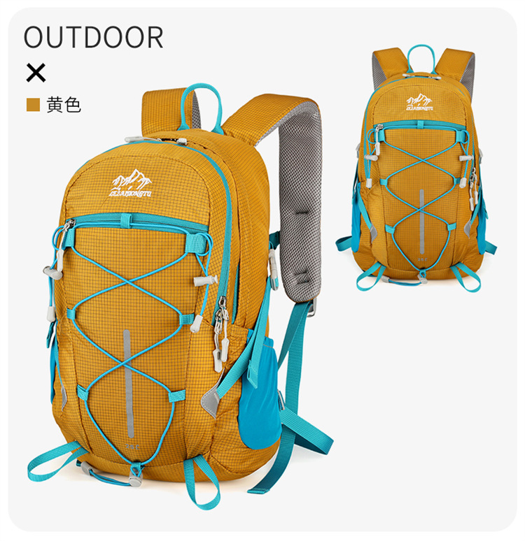 Al aire libre mochila de escalada peso ligero a prueba de agua mochila de senderismo ciclismo camping mochila de viaje fabricante al por mayor pic 28