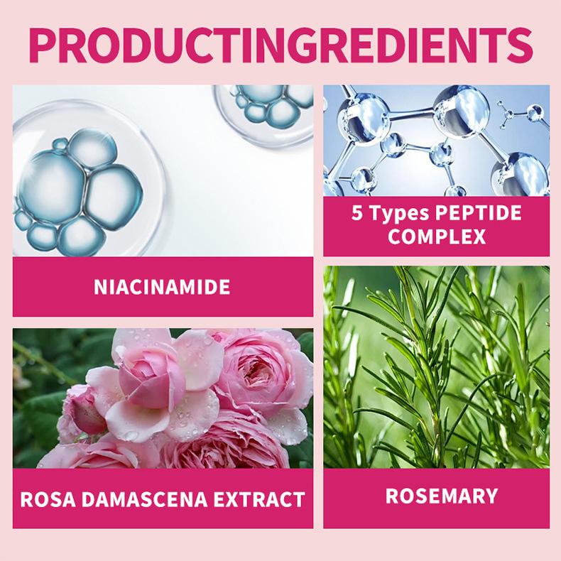 【跨境热销】WWP粉色肽爽肤水PDRN滋润补水保湿面部精华柔肤水FDA详情9