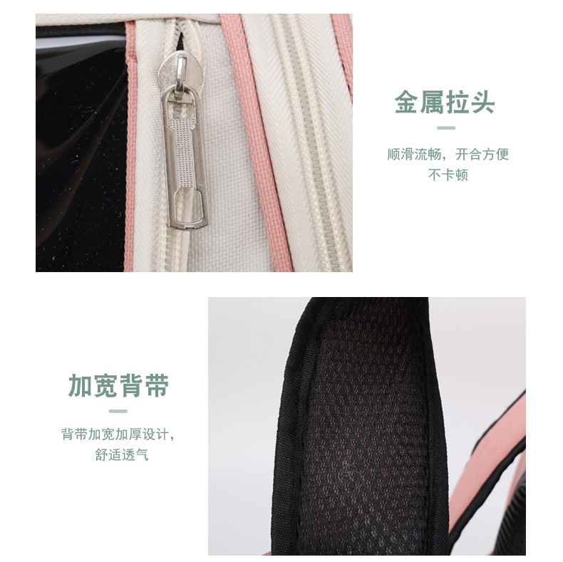 Pet bag water repellent for cats going out, fashionable and versatile backpack, space capsule for cats and dogs pic 27