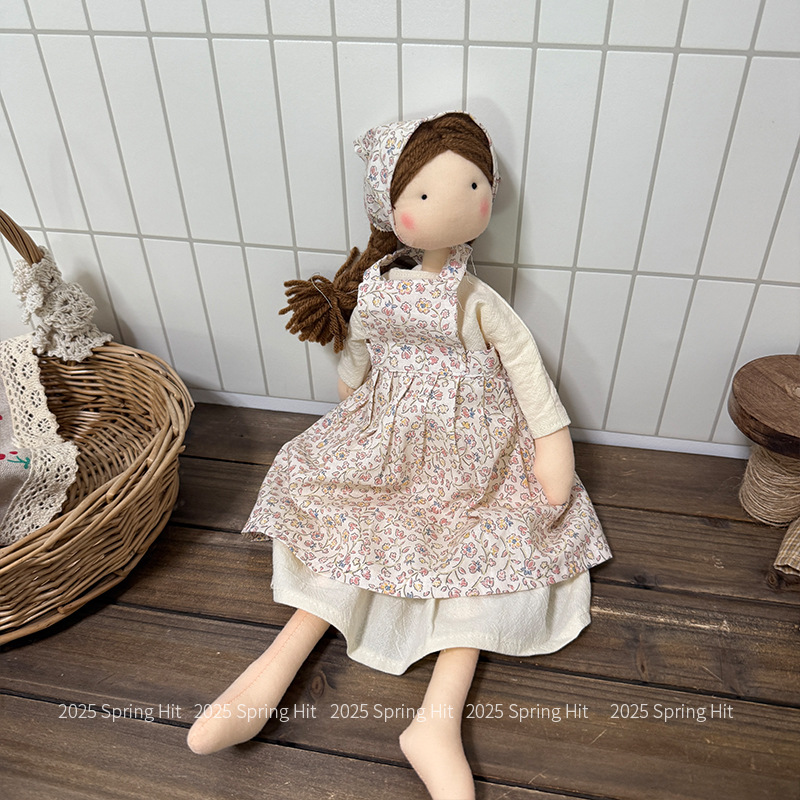韩系布艺手工可爱甜美布娃娃连衣裙儿童安抚玩具童品玩偶闺蜜礼物详情7
