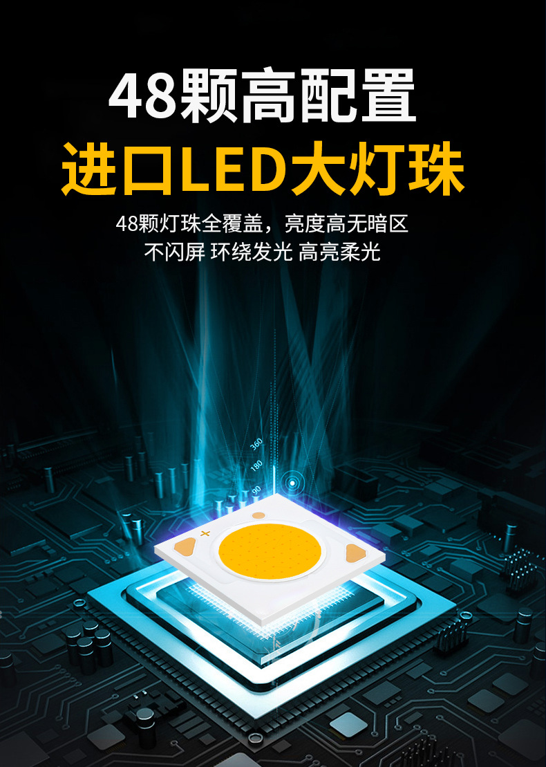 Ultra-bright led emergency lights, courtyard solar lighting fixtures, household energy-saving bulbs, outdoor camping night market street lamps pic 7