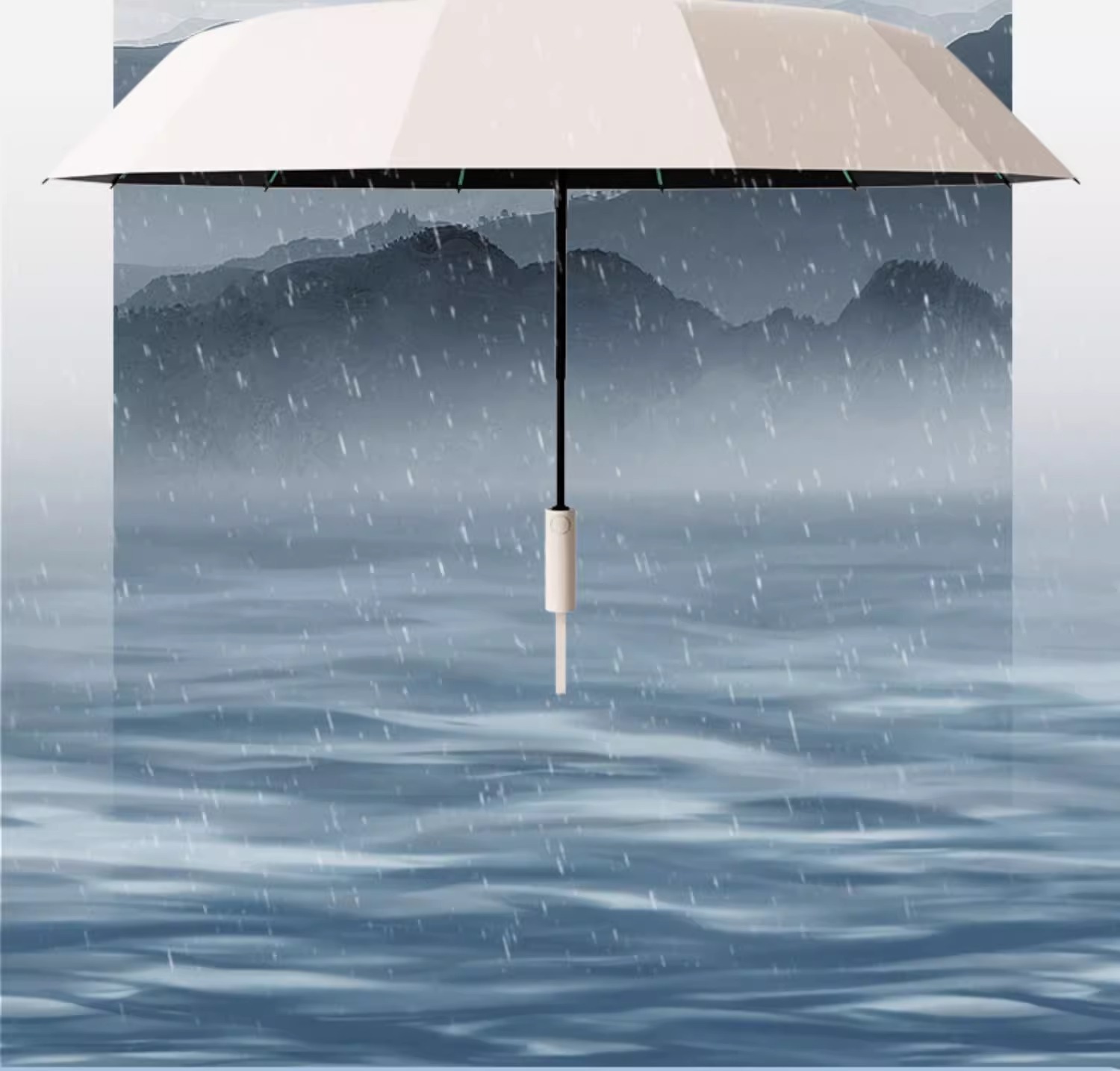 60-bone fully automatic umbrella, large female sun umbrella for both weather and rain, sun protection and UV protection, special for heavy rain pic 16