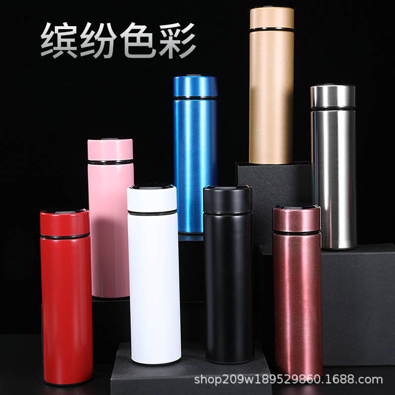 广告促销数显智能杯304不锈钢保温杯温度显示商务礼品水杯子批发详情2
