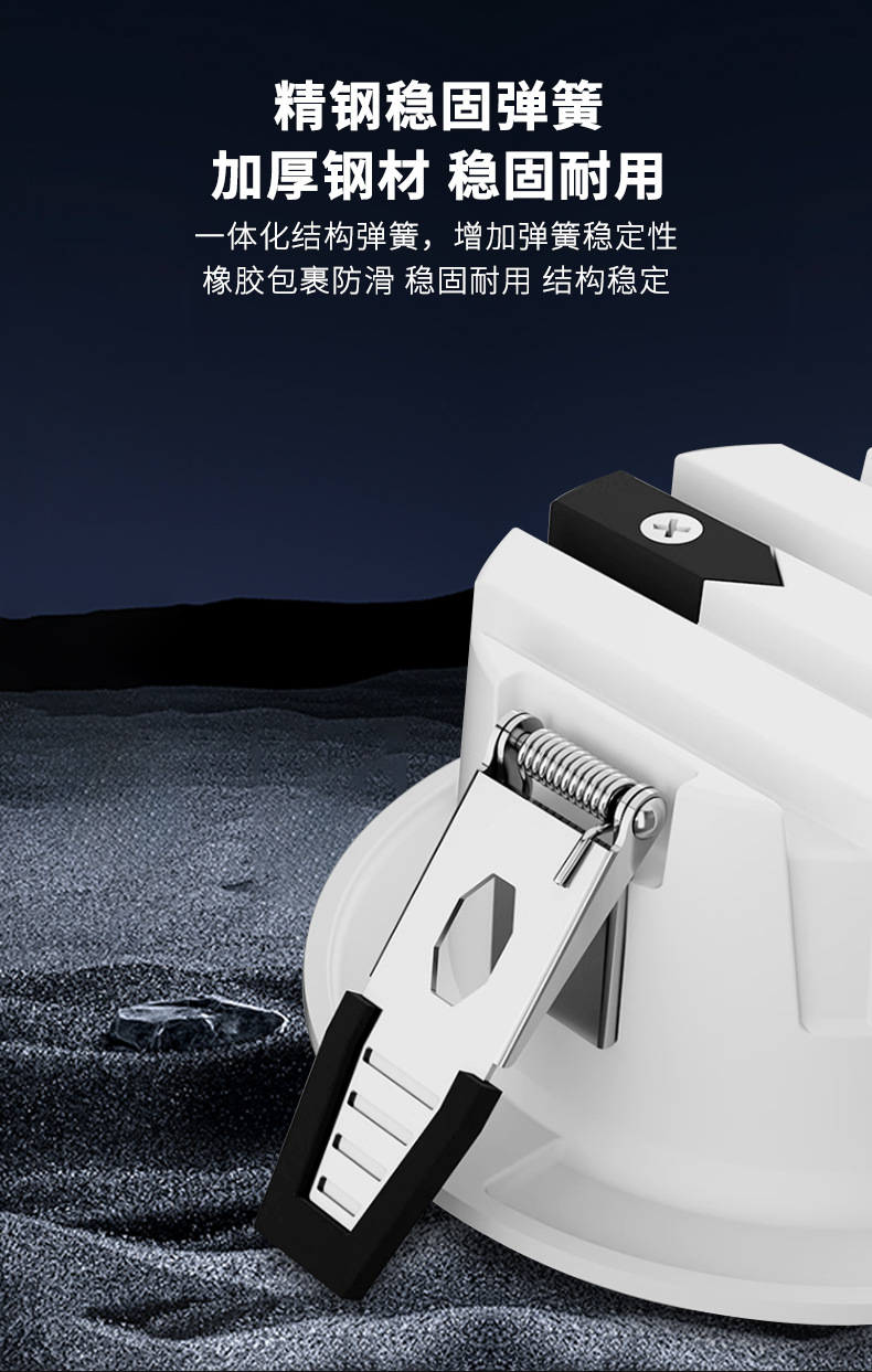 led downlights, high-power commercial high-brightness ceiling spotlights, deep cup anti-glare embedded passageway, all-aluminum ultra-thin downlights pic 11