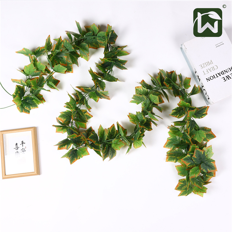 仿真藤条葡萄叶植物叶藤蔓假植物藤绿植人造壁批发壁挂葡萄藤挂墙详情12