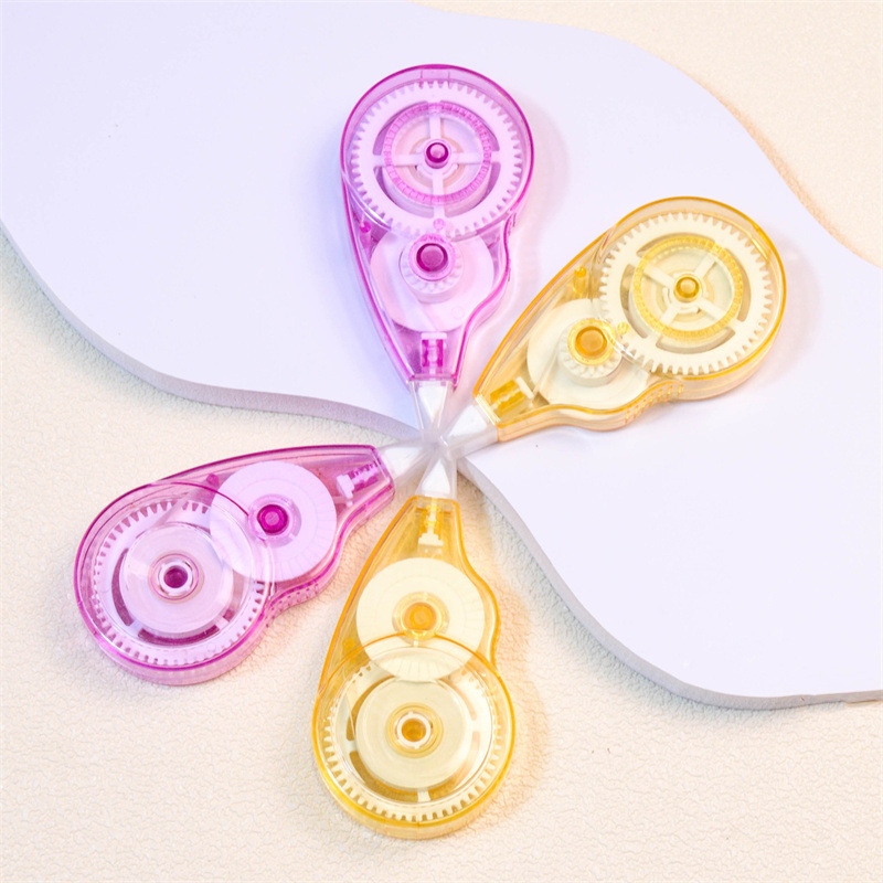 修正带学生学习纠错文具厂家批发彩色透明简约办公室便携用品套装详情7