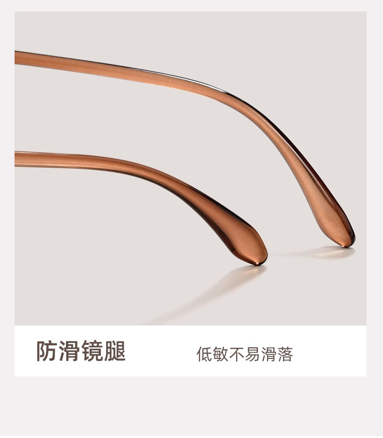 TR6818超轻TR眼镜框素颜丹阳配镜近视眼镜女款小框冷茶色镜架批发详情11