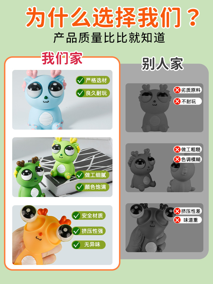 解压玩具瞪眼爆眼龙年减压捏捏乐龙宝宝儿童发泄搞笑整蛊创意神器详情10