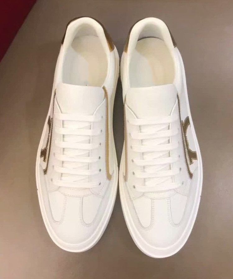 真皮男板鞋欧洲站拼色系带小白鞋平底牛皮防臭黑色时尚休闲单鞋潮详情13